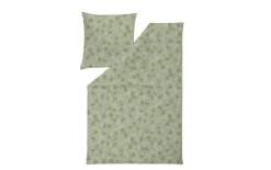 Mako-Interlock-Jersey Bettwäsche-Set, lind, 135 x 200 cm