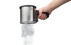 Mehl- und Puderzuckersieb Siva, silber, 10 cm