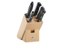 Messerblock Gourmet in natur, 6-teilig