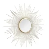 Metallspiegel Sunny, goldfarbig, 60 cm