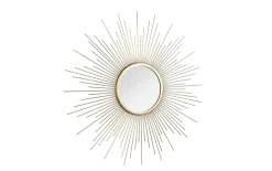 Metallspiegel Sunny, goldfarbig, 60 cm