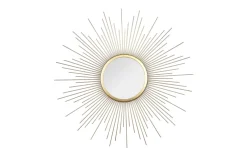Metallspiegel Sunny, goldfarbig, 60 cm