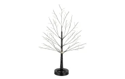 Micro LED Baum, schwarz, 65 cm
