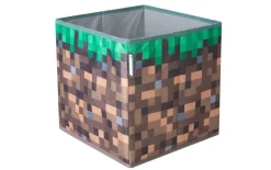 Minecraft Stoffboxen 2er-Set Grasblock und TNT, braun/rot