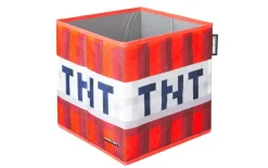 Minecraft Stoffboxen 2er-Set Grasblock und TNT, braun/rot