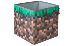Minecraft Stoffboxen 2er-Set Grasblock und TNT, braun/rot