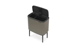 Mülleiner Touch Bin Bo, platinum, 68 cm