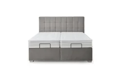Motor-Boxspringbett Ohio Motor 2.0, grau, 180 x 200 cm