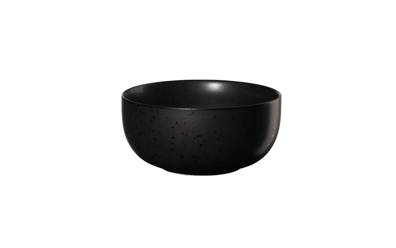 Müslischale coppa kuro, Porzellan, schwarz, 13,5 cm