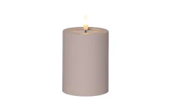 Outdoor LED Kerze Flamme soft, beige, 12,5 cm
