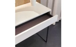 Paneel-Tisch-Kombination Silea-S, Eiche sand/weiß