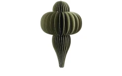 Papier-Ornament, grün, 20 cm