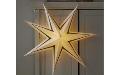 Papier Stern Stripe, dunkelgrün/weiß, 70 cm