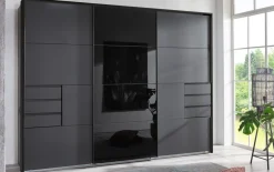 Passepartoutrahmen, Schwebetürenschrank Saigon, graphit, Breite 273 cm