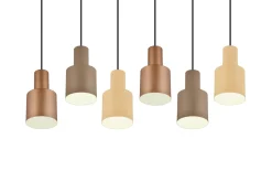 Pendelleuchte Agudo, mehrfarbig, 6 flammig, 85 cm
