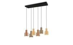 Pendelleuchte Agudo, mehrfarbig, 6 flammig, 85 cm
