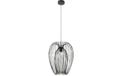 Pendelleuchte Camp, schwarz, 40 cm