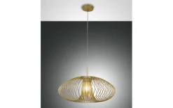 Pendelleuchte Fassa, gold, 60 cm