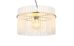 Pendelleuchte Gorley, goldfarbig, 1-flammig, 40 cm