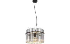 Pendelleuchte Gorley, schwarz, 1-flammig, 40 cm