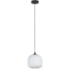 Pendelleuchte Mantunalle, schwarz/weiß, 1-flammig, 20 cm