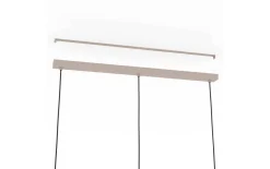 Pendelleuchte Romazzina, 3-flammig, sand, 90 cm