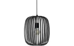 Pendelleuchte Romazzina, 1-flammig, schwarz, 32,5 cm