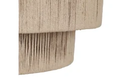 Pendelleuchte Smilla, Jute/schwarz, 60 cm