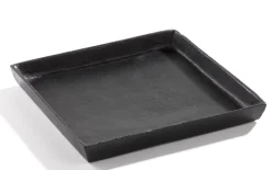 Platte aus Aluminium in schwarz, 20 cm