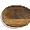 Platte-oval, holz, 30 cm