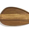 Platte-oval, holz, 38 cm