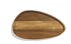 Platte-oval, holz, 38 cm