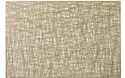 Platzmatte in gold, 30 x 45 cm