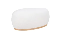 Pouf Manhattan, weiß