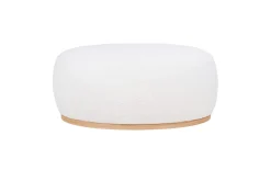 Pouf Manhattan, weiß