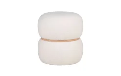 Pouf Milford, weiß