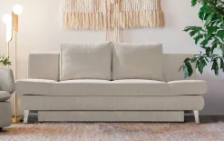 Querschläfer Sidney, Cord natur, Liegefläche 143 x 194 cm