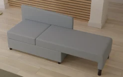 Recamiere SO290 Lübeck, grau