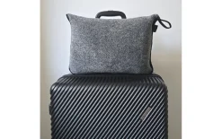 Reisedecke bugatti, anthrazit, inkl. Reisetasche