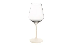 Rotweingläser Set Manufacture Rock blanc, klar/weiß, 4-teilig