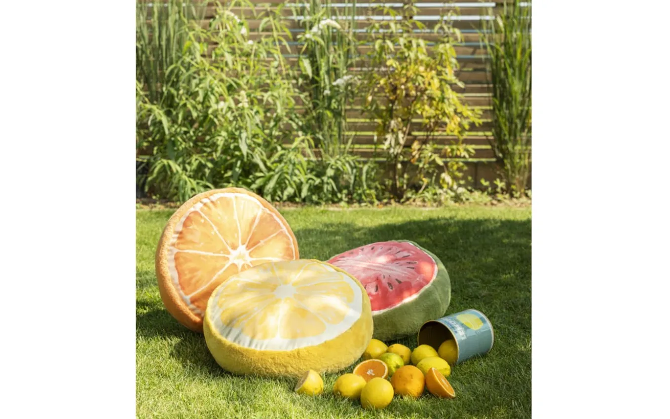 Rundkissen Fruity, orange, 36 cm