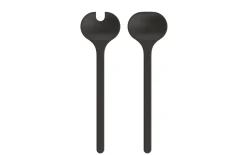 Salatbesteck Silueta, black, 2-teilig