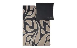 Satin-Bettwäsche s. Oliver, grau/beige, 135 x 200 cm