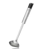 Saucenlöffel Primeline, schwarz, silber, 30 cm