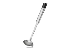 Saucenlöffel Primeline, schwarz, silber, 30 cm