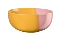 Schale Joy, gelb/rosa, 15,5 cm