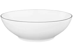 Schale Lido Black Line in weiß, 20 cm