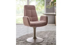 Schalen-Sessel Virello, rose/beige