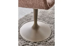 Schalen-Sessel Virello, rose/beige