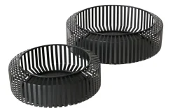 Schalenset Viki, schwarz, 2-teilig
